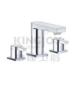 (KJ816R001) 3-hole bath mixer deck-mounted