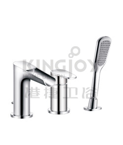 (KJ833R002) 3-hole bath/shower mixer deck-mounted