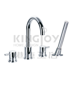 (KJ807R000) 4-hole bath/shower mixer deck-mounted