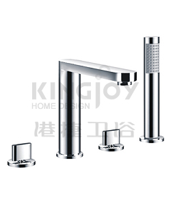 (KJ808R000) 4-hole deck bath/shower mixer