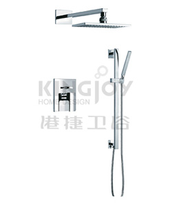 (KJ8027205) Single Lever concealed mixer with slide shower set