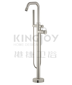 (KJ826M001 Brushed Nickel PVD (2)) Single lever bath/shower mixer floor-mounted