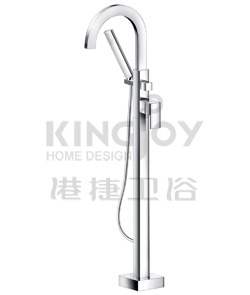 (KJ836M001) Single lever bath/shower mixer floor-mounted