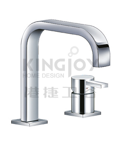 (KJ812A001) Single lever two-hole basin mixer