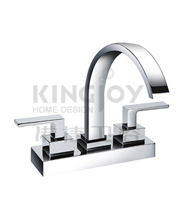 (KJ806T001) Two-handle basin mixer deck mounted