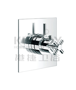 (KJ8214105) Wall thermostatic shower mixer with diverter