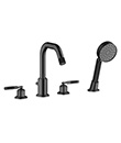 4-hole bath/shower mixer deck-mounted