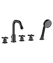 5-hole bath/shower mixer deck-mounted