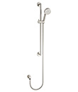 (KJ8267900 Brushed Nickel PVD (2)) Slide rail set with handshower and flexible hose