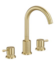 Two-handle basin mixer deck-mounted